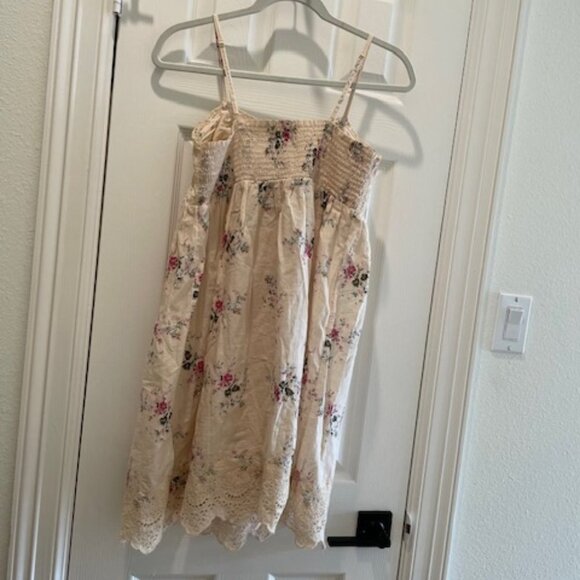 The Prairie by Rachel Ashwell Floral Babydoll dress with Embroidery Size Small - Picture 2 of 5